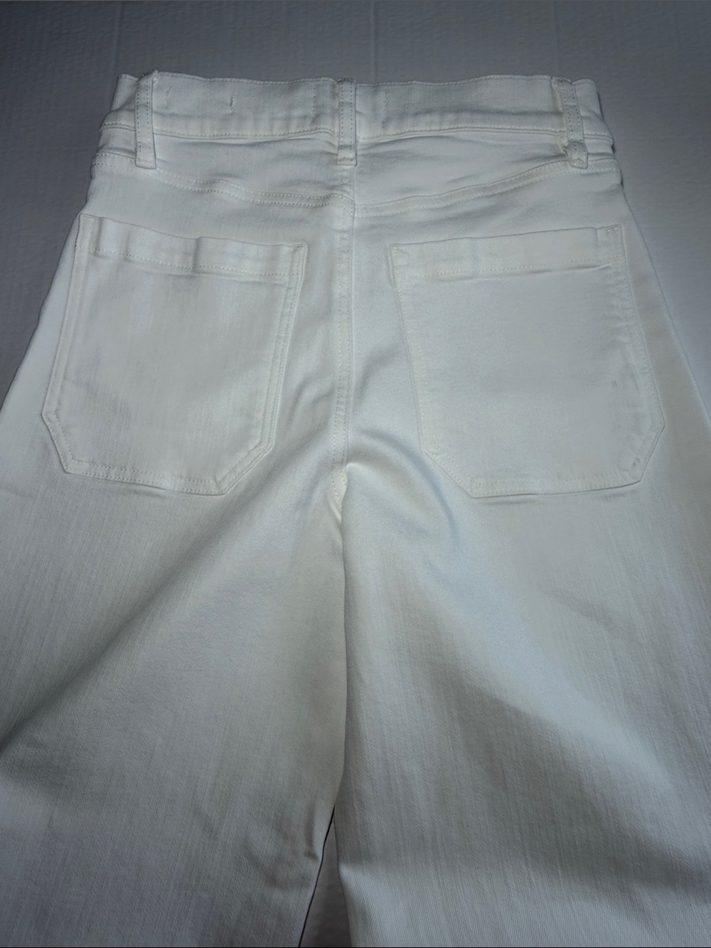 FRAME Le Pixie Slim Palazzo Patch Pocket High Waist Wide Leg Jeans Size 27 - Picture 10 of 16